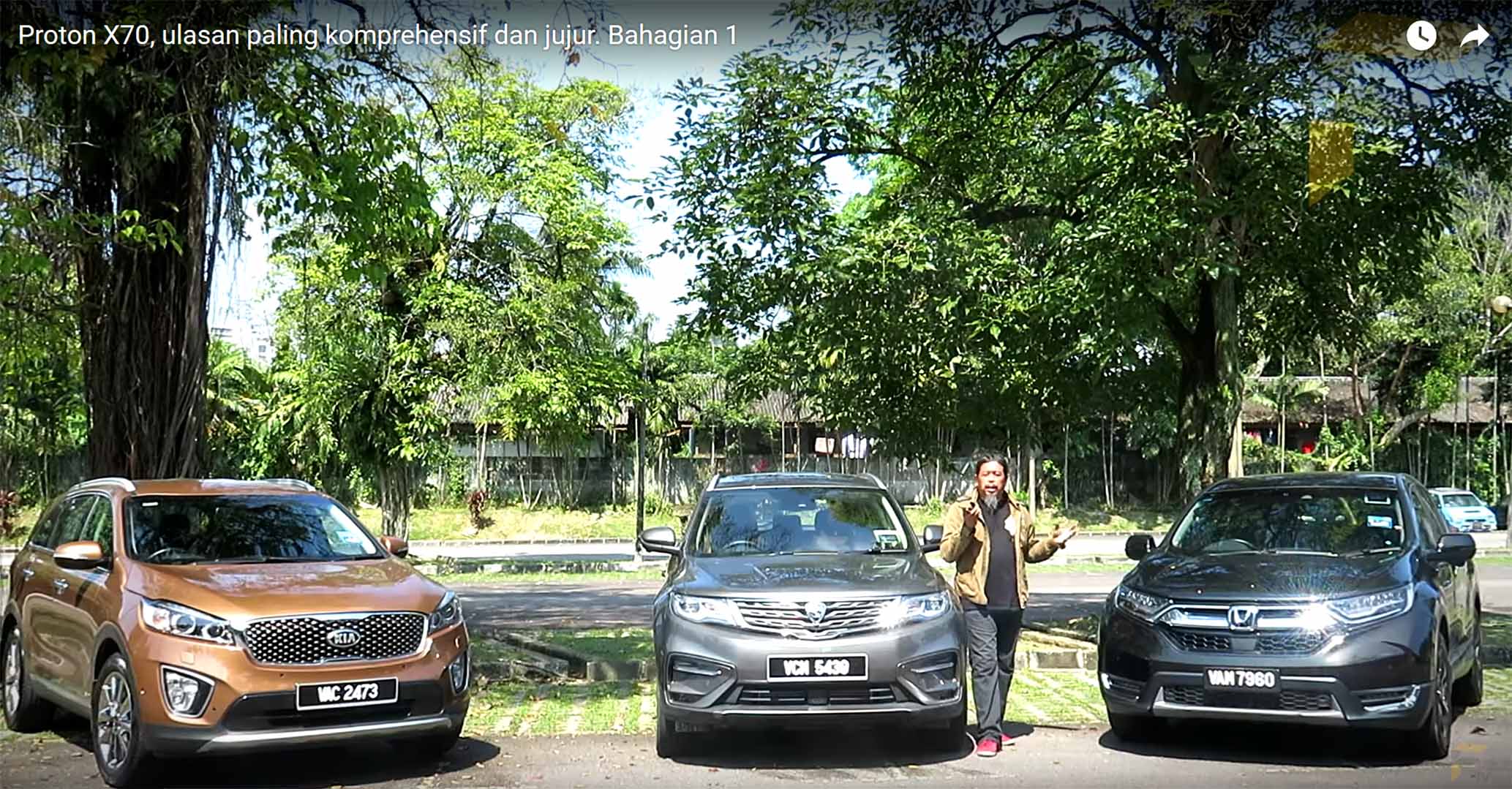 MESTI TONTON : Ujian Perbandingan - Proton X70, Honda CR-V 