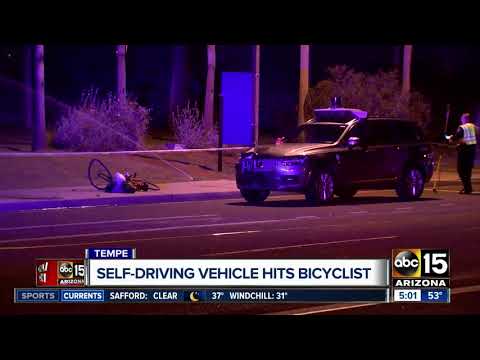 Self-driving Uber vehicle involved in fatal Tempe crash