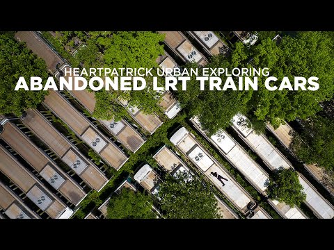 Heartpatrick Urban Exploring: Abandoned LRT Train Cars in Ulu Yam
