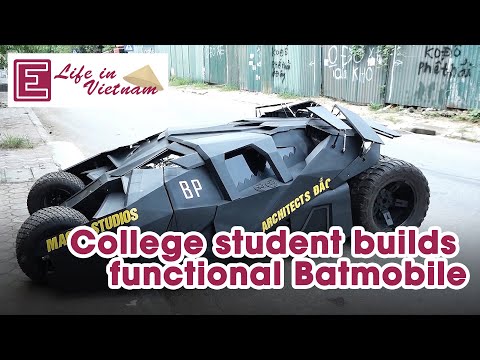 College student builds functional Batmobile | VnExpress International