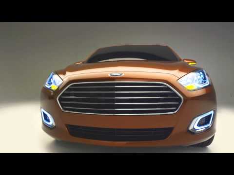 2015 Ford Escort Sedan Concept - Shanghai Show