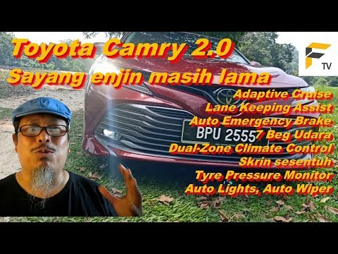 2019 Toyota Camry 2.5V - pilihan hensem sayang tak dapat enjin baru ( dalam video salah sebut 2.0)