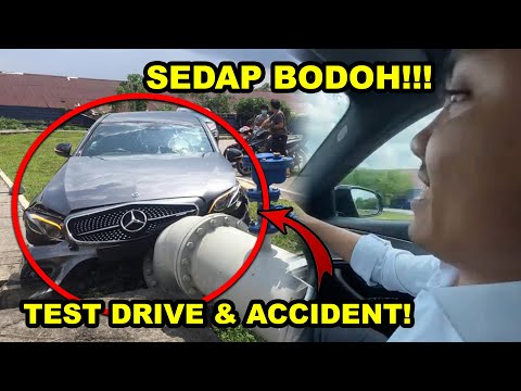 Abang &quot;SEDAP BODOH&quot; Test Drive Mercedes AMG E43 4Matic Berharga RM658888 &amp; Accident | VIRAL MALAYSIA