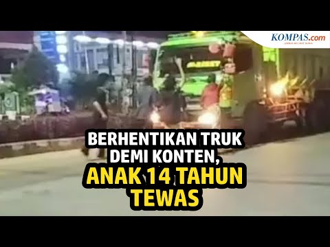 Detik-detik Anak 14 Tahun Tewas Terlindas Truk Saat Bikin Konten di Pamulang