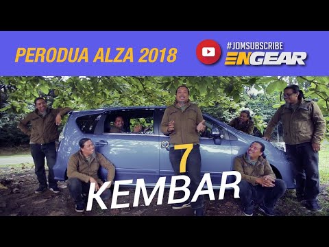 Perodua Alza 2018 : Alza Baharu bersama 7 Kembar - ENGEAR Review #Ep23