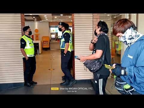 Kecoh mcd taman connought sampai polis dan askar datang 👮Rider kena sidai dengan vendor