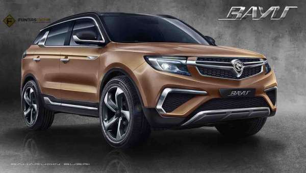 Proton Bayu - Gambaran SUV pertama Proton rekaan 