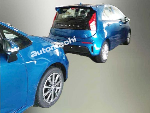 PANAS : Imej belakang Proton Iriz MC2 tertiris 